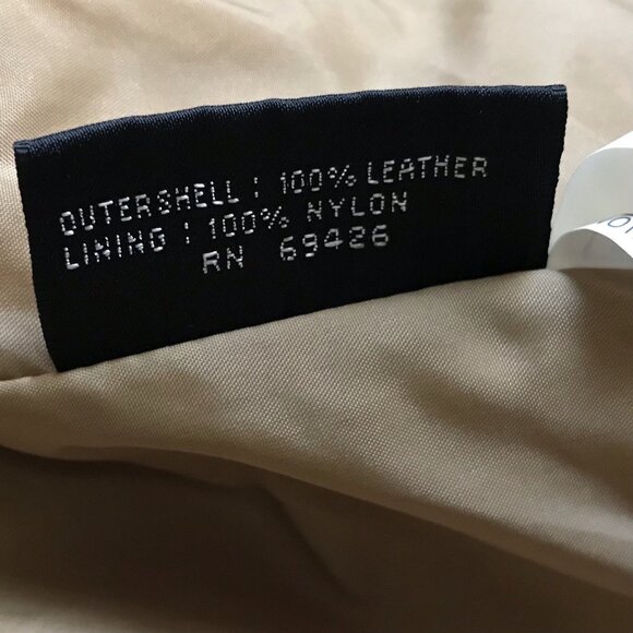 WILSON Women's Leather Suede Jacket Maxima Brown Button Front Size Medium - Picture 8 of 8